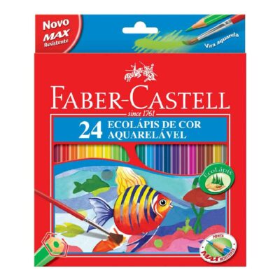 Lapis Aquarela Com 24 Cores + 1 Pincel Lapis Aquarela Com 24 Cores + 1 Pincel