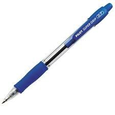 Caneta Esferográfica Retrátil Super Grip 0.7mm - Azul