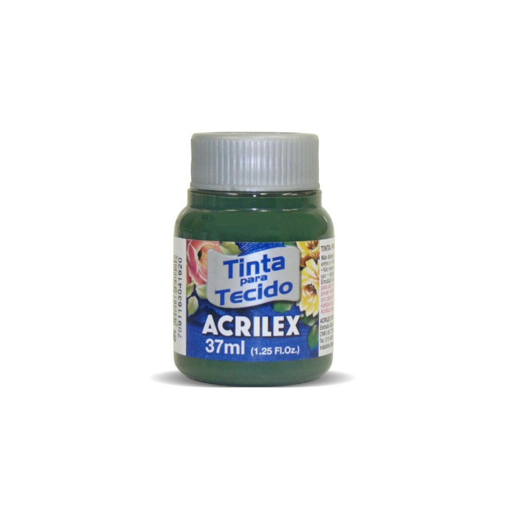 Tinta Tecido 37ml - Verde Pinheiro Tinta Tecido 37ml - Verde Pinheiro