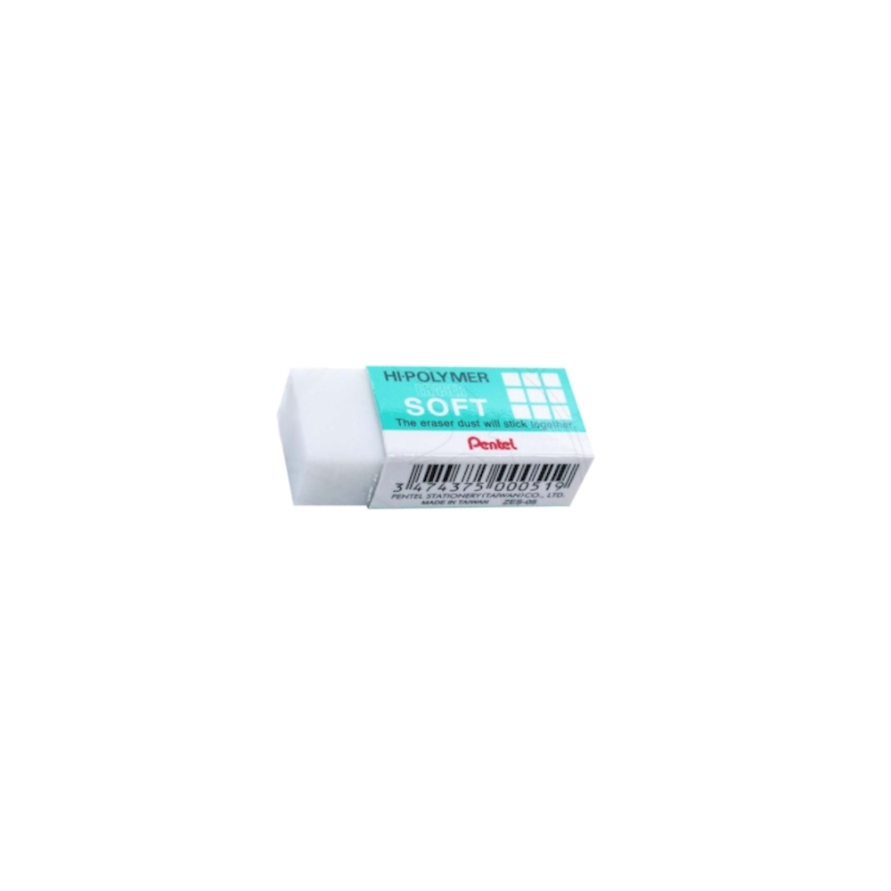 Borracha Para Desenho Pvc Hi-Polymer - Branca Borracha Para Desenho Pvc Hi-Polymer - Branca