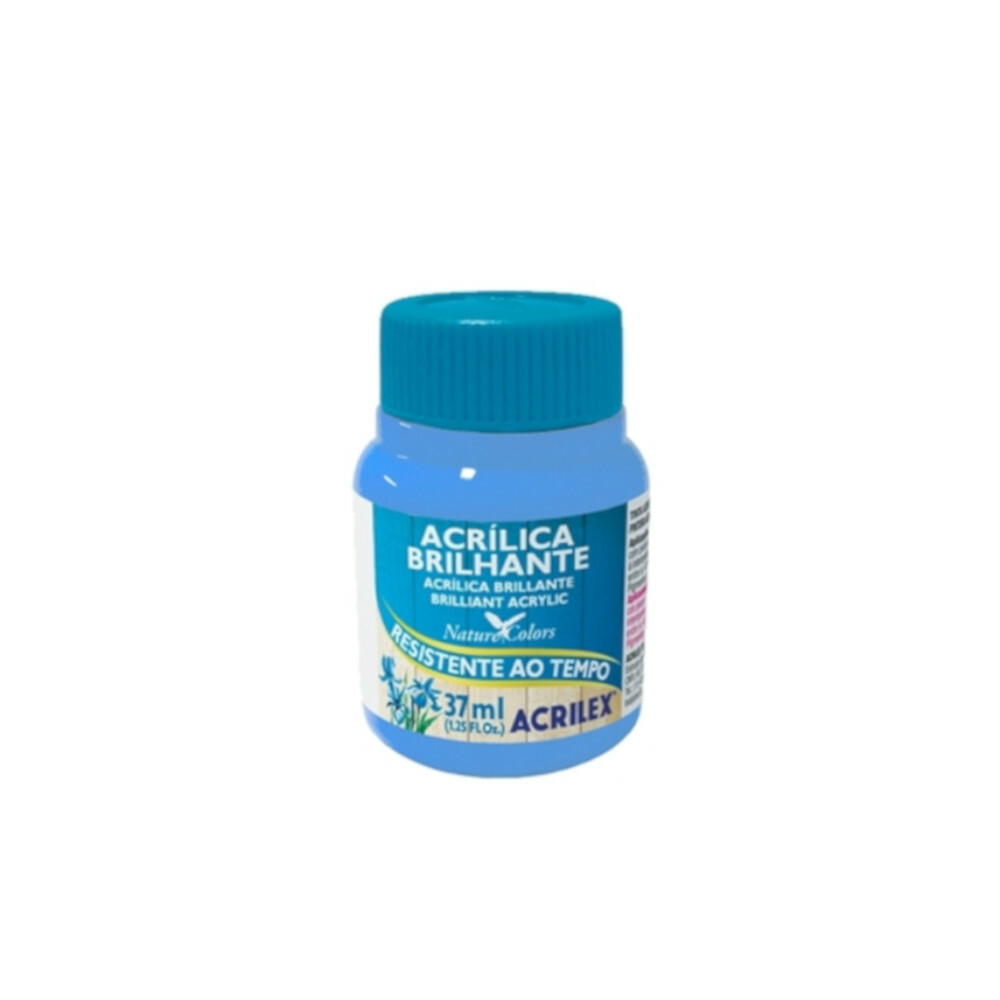 Tinta AcrÍlica Brilhante 37ml - Azul Celeste Tinta AcrÍlica Brilhante 37ml - Azul Celeste