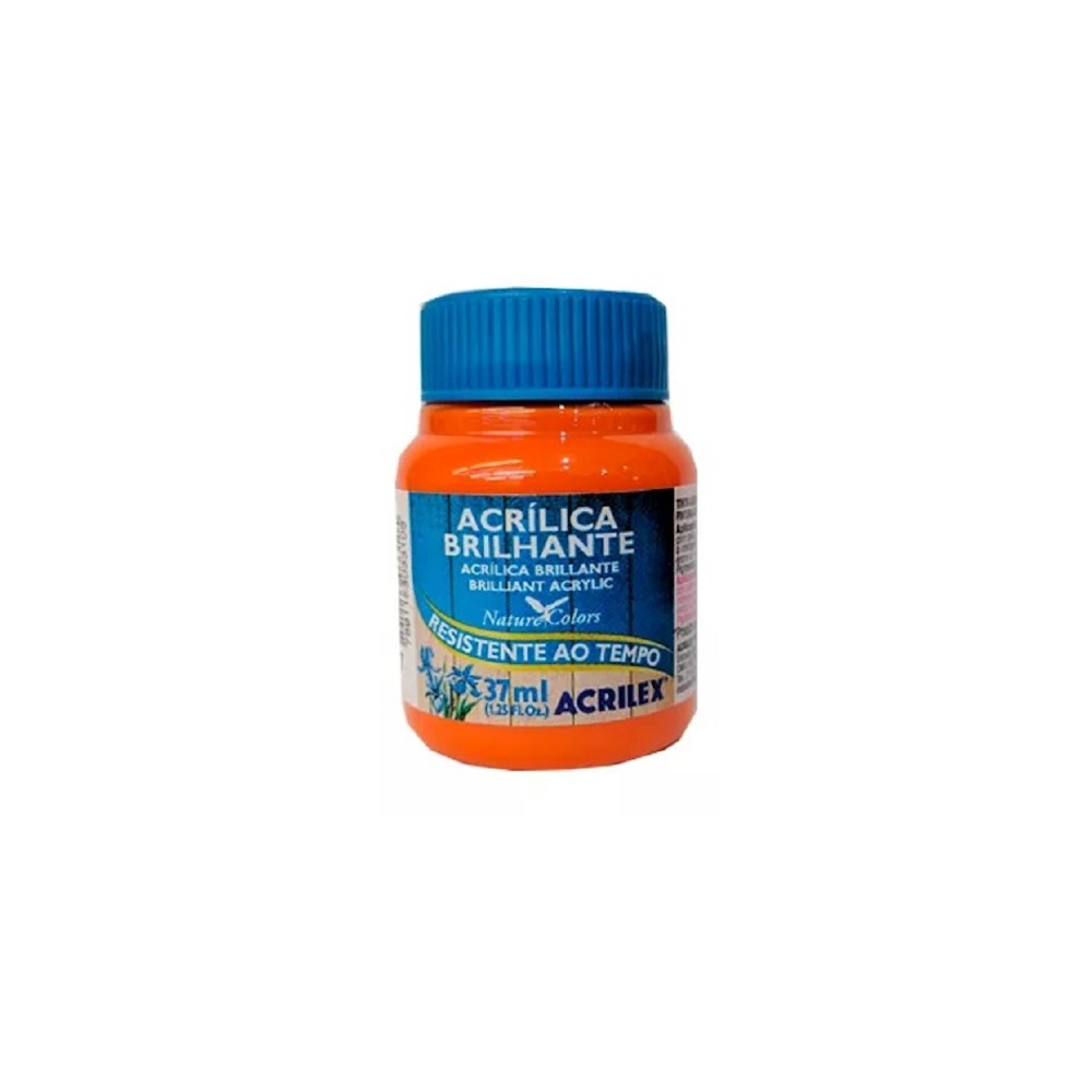 Tinta Acrílica Brilhante 37ml - Laranja Tinta Acrílica Brilhante 37ml - Laranja