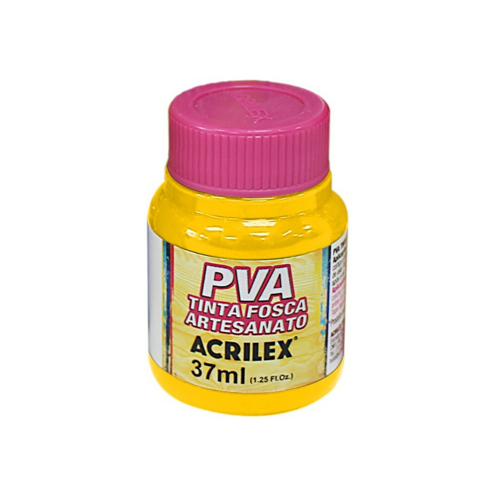 Tinta Fosca Pva 37ml - Amarelo Ouro Tinta Fosca Pva 37ml - Amarelo Ouro