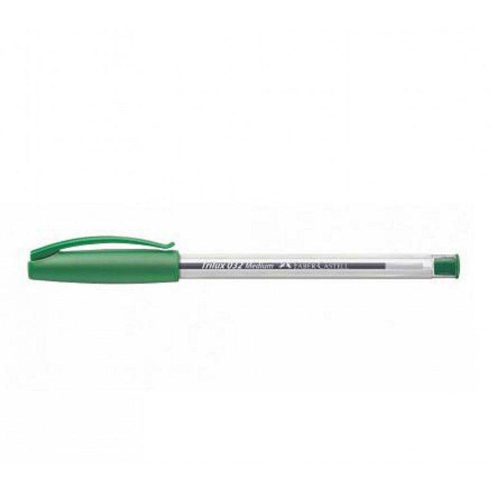 Caneta Esferografica Faber Trilux - Verde Caneta Esferografica Faber Trilux - Verde