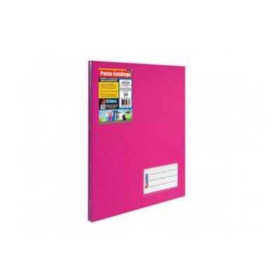 Pasta Catalogo Oficio 100 Folhas - Pink