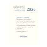 Agenda Costurada Executiva Office Com Índice 2026 - Cores Sortidas