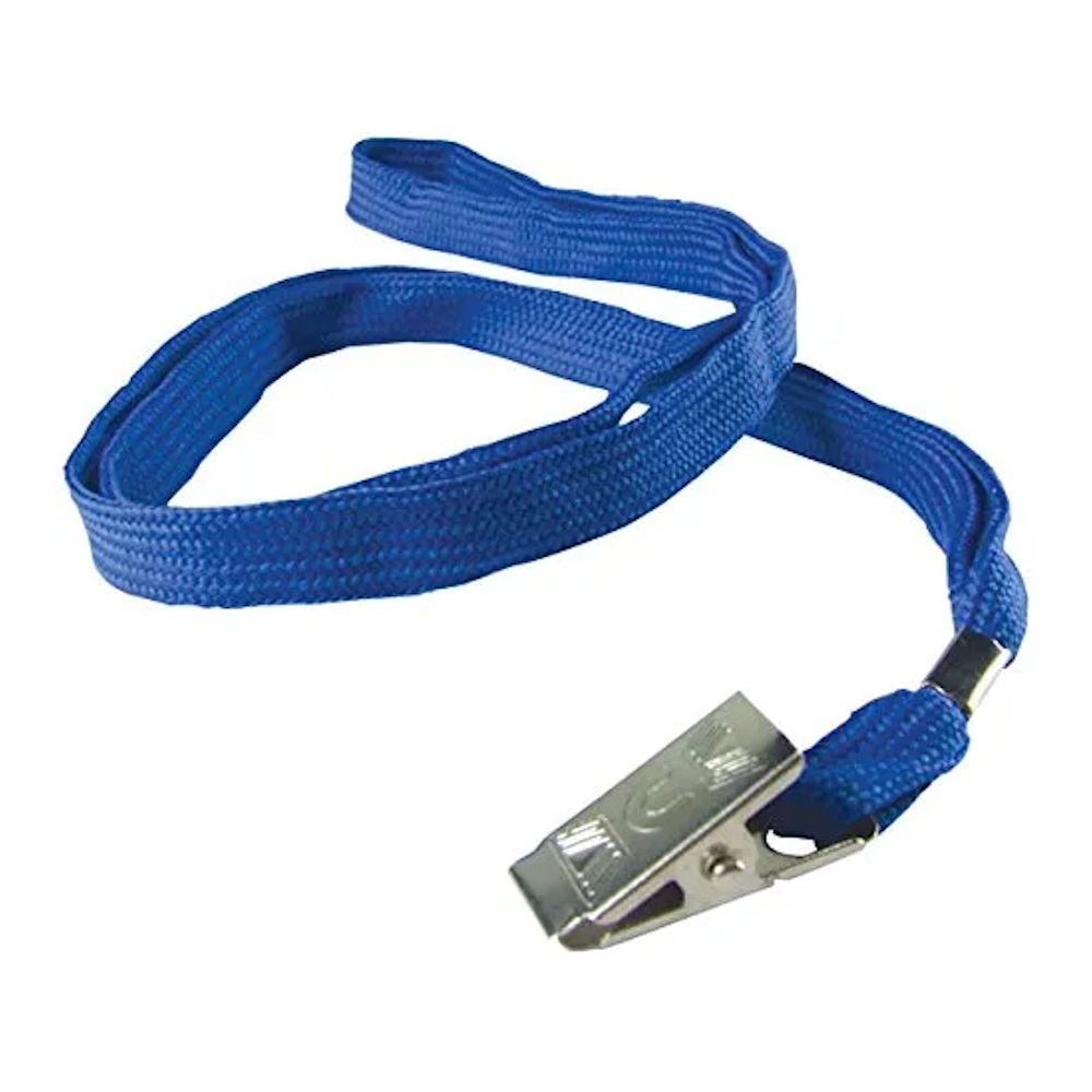 Cordão Para Crachá Azul Ref.bge-549 Cordão Para Crachá Azul Ref.bge-549
