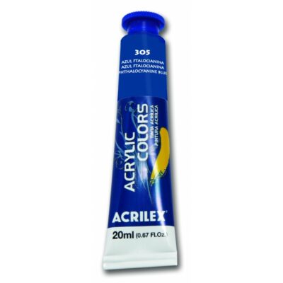 Tinta AcrÍlica Tela 20ml - Azul Ftalocianina