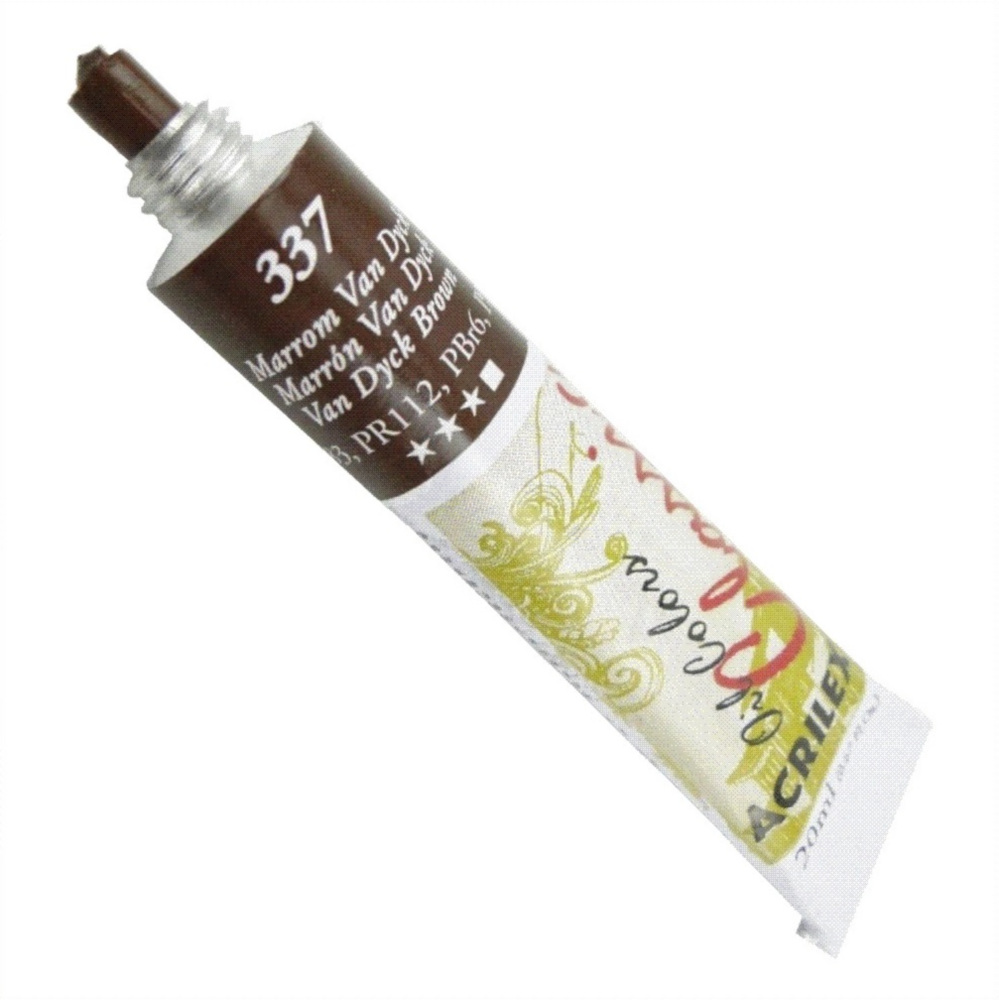 Tinta Óleo 20ml - Marrom Van Dyck Tinta Óleo 20ml - Marrom Van Dyck
