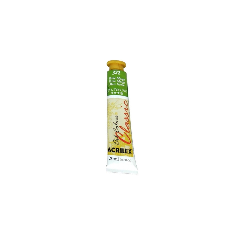 Tinta óleo 20ml - Verde Musgo Tinta óleo 20ml - Verde Musgo