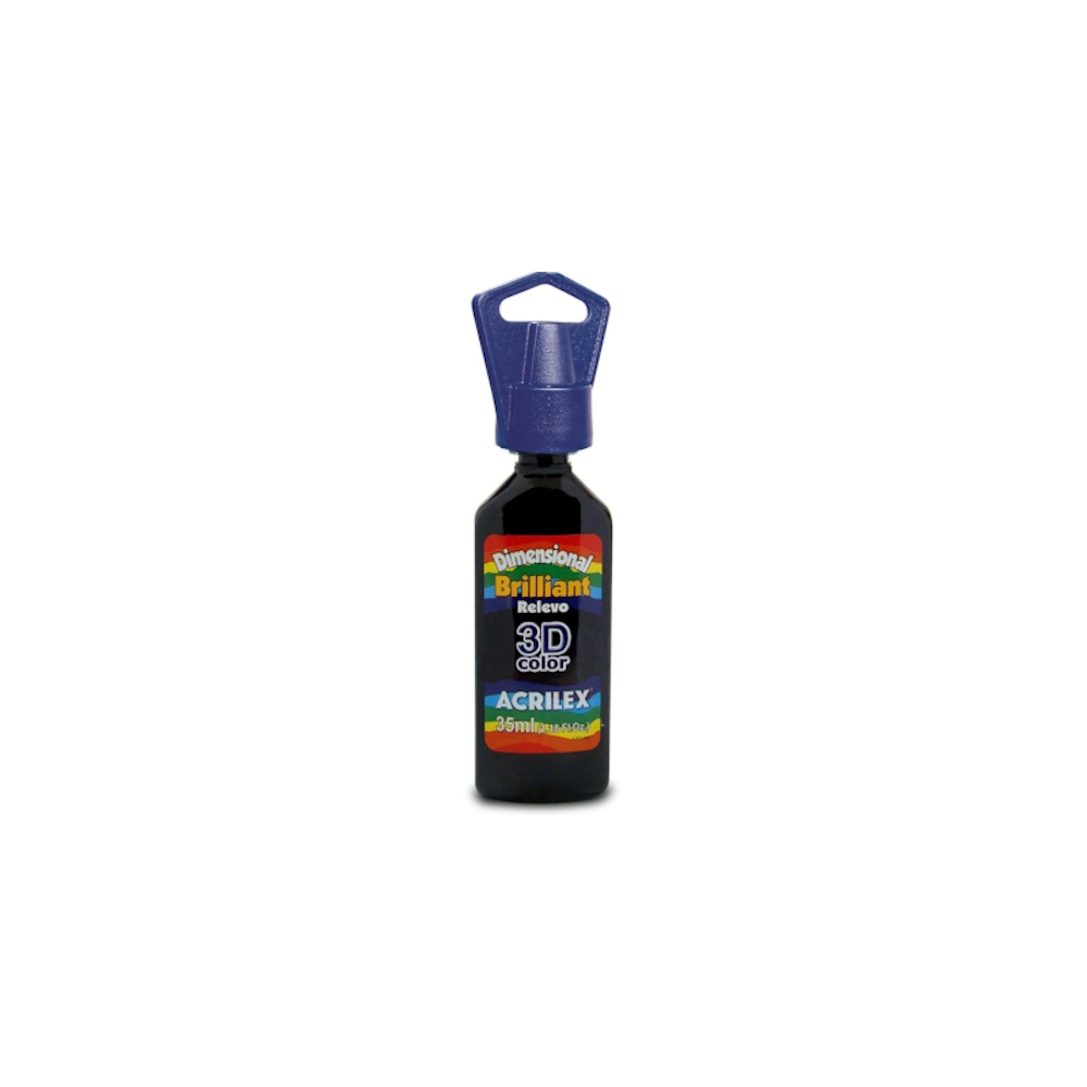 Tinta Dimensional Brilhante 35ml - Preto Tinta Dimensional Brilhante 35ml - Preto