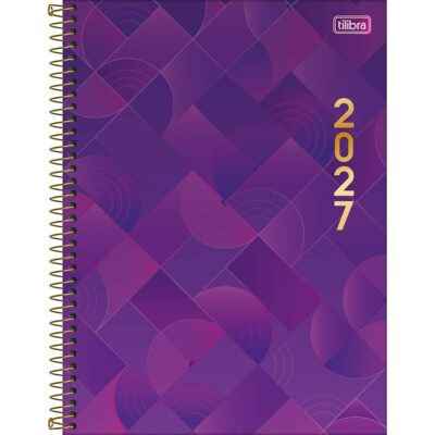 Agenda Espiral M9 Spot Feminina 2027 - Cores Sortidas