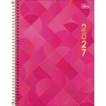 Agenda Espiral M9 Spot Feminina 2027 - Cores Sortidas