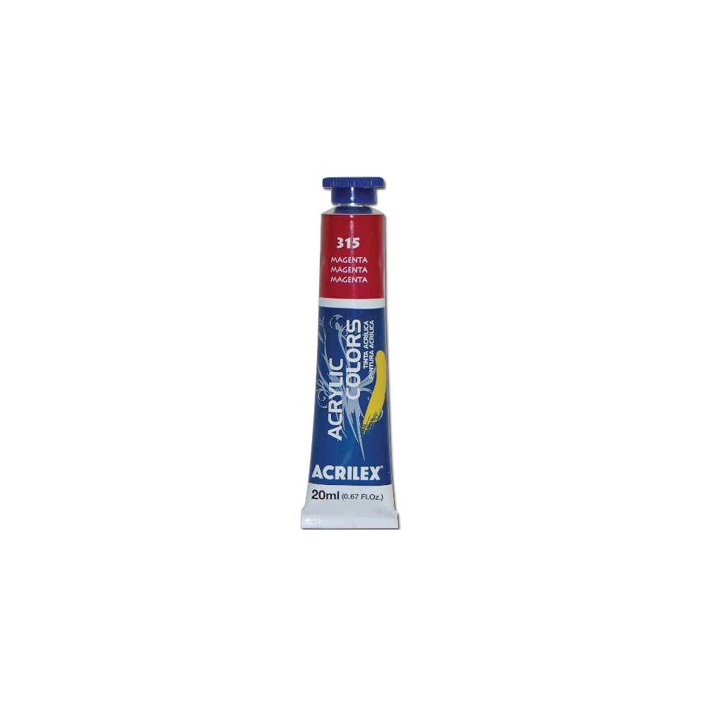 Tinta Acrílica Tela 20ml - Magenta Tinta Acrílica Tela 20ml - Magenta