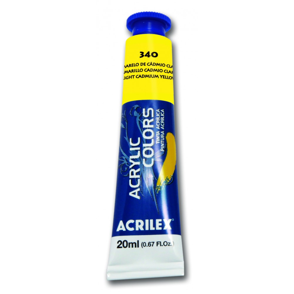 Tinta AcrÍlica Tela 20ml - Amarelo CÁdmio Claro Tinta AcrÍlica Tela 20ml - Amarelo CÁdmio Claro