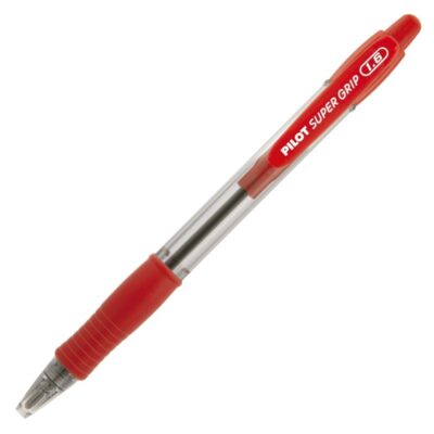 Caneta Esferográfica Pilot Super Grip 1.6mm - Vermelha Caneta Esferográfica Pilot Super Grip 1.6mm - Vermelha