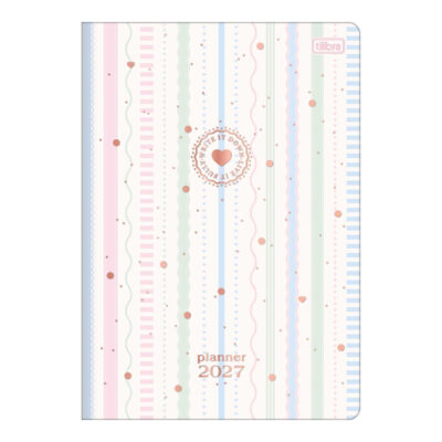 Planner Grampeado M7 Soho 2027 - Estampas Sortidas