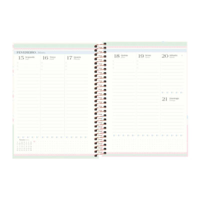 Planner Espiral Soho 2027 – Cores Sortidas