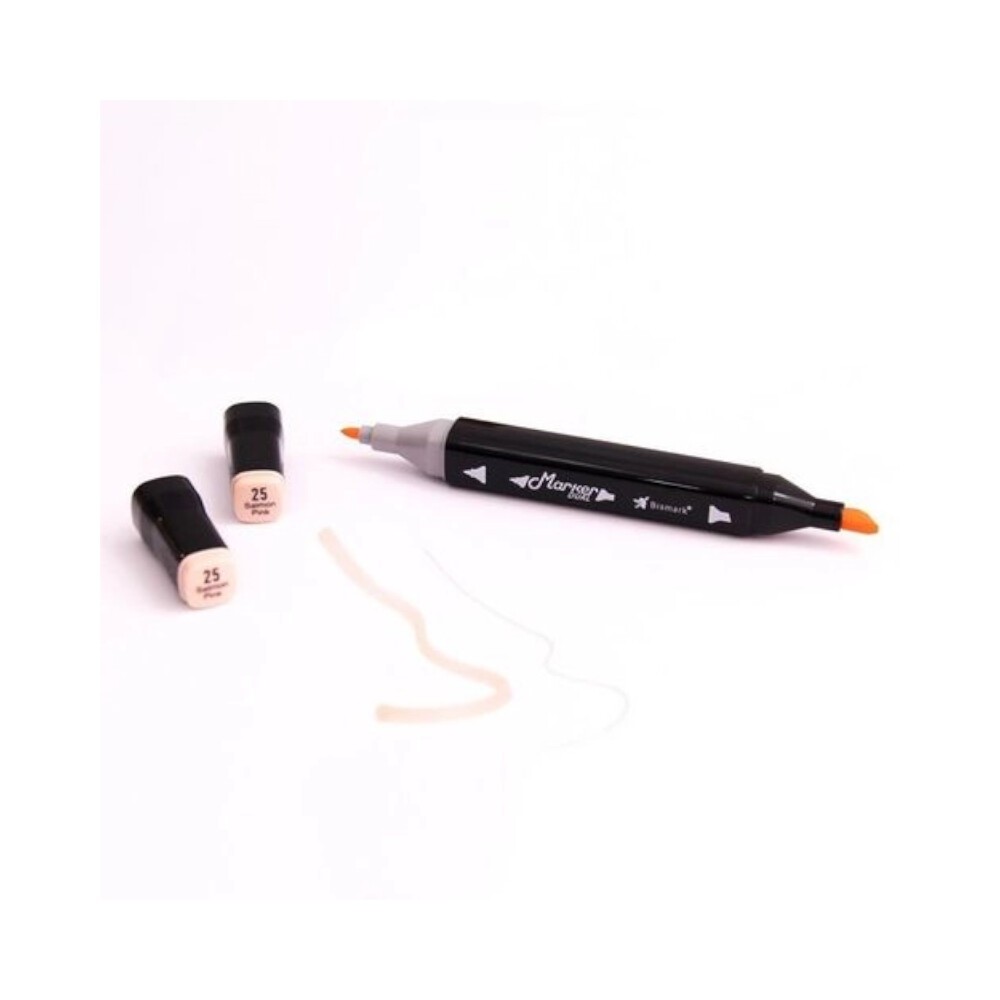 Marcador Permanente 2 Pontas - Salmon Pink Marcador Permanente 2 Pontas - Salmon Pink