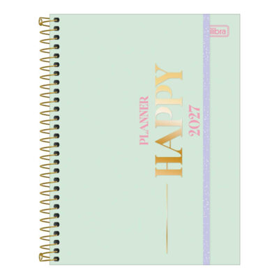 Planner Espiral Happy 2027 - Estampas Sortidas