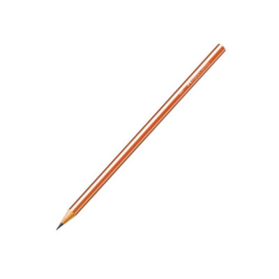 Lápis Preto Ecolápis Glam - Cromado Laranja Lápis Preto Ecolápis Glam - Cromado Laranja