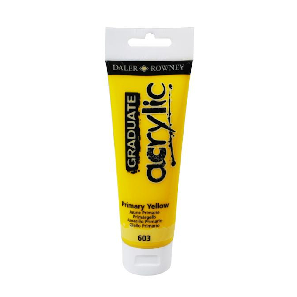 Tinta Graduate Acrílica 120ml - Amarelo Primário Tinta Graduate Acrílica 120ml - Amarelo Primário