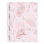 Caderno Espiral Universitário Grande Capa Dura 160 Folhas 10 Matérias Rosa Rosé - Estampas Sortidas Caderno Espiral Universitário Grande Capa Dura 160 Folhas 10 Matérias Rosa Rosé - Estampas Sortidas