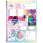 Caderno Espiral Universitário Grande Capa Dura 160 Folhas 10 Matérias Mulher - Estampas Sortidas Caderno Espiral Universitário Grande Capa Dura 160 Folhas 10 Matérias Mulher - Estampas Sortidas