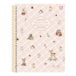 Caderno Espiral Universitário Grande Capa Dura 80 Folhas So Cute - Estampas Sortidas Caderno Espiral Universitário Grande Capa Dura 80 Folhas So Cute - Estampas Sortidas