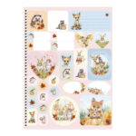 Caderno Espiral Universitário Grande Capa Dura 80 Folhas So Cute - Estampas Sortidas Caderno Espiral Universitário Grande Capa Dura 80 Folhas So Cute - Estampas Sortidas