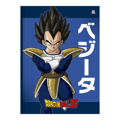 Caderno Brochura Costurado Sem Mola Universitário Grande Capa Dura 80 Folhas Dragon Ball - Estampas