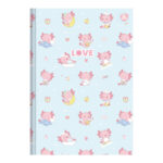 Caderno Brochura Costurado Sem Mola Universitário Grande Capa Dura 80 Folhas Love - Estampas Sortida Caderno Brochura Costurado Sem Mola Universitário Grande Capa Dura 80 Folhas Love - Estampas Sortida