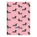 Caderno Brochura Costurado Sem Mola Universitário Grande Capa Dura 80 Folhas Love - Estampas Sortida Caderno Brochura Costurado Sem Mola Universitário Grande Capa Dura 80 Folhas Love - Estampas Sortida
