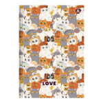 Caderno Brochura Costurado Sem Mola Universitário Grande Capa Dura 80 Folhas Love - Estampas Sortida Caderno Brochura Costurado Sem Mola Universitário Grande Capa Dura 80 Folhas Love - Estampas Sortida