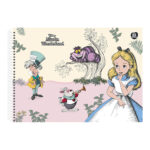 Caderno De Desenho E Cartografia Espiral 60 Folhas Alice In Wonderland - Estampas Sortidas Caderno De Desenho E Cartografia Espiral 60 Folhas Alice In Wonderland - Estampas Sortidas