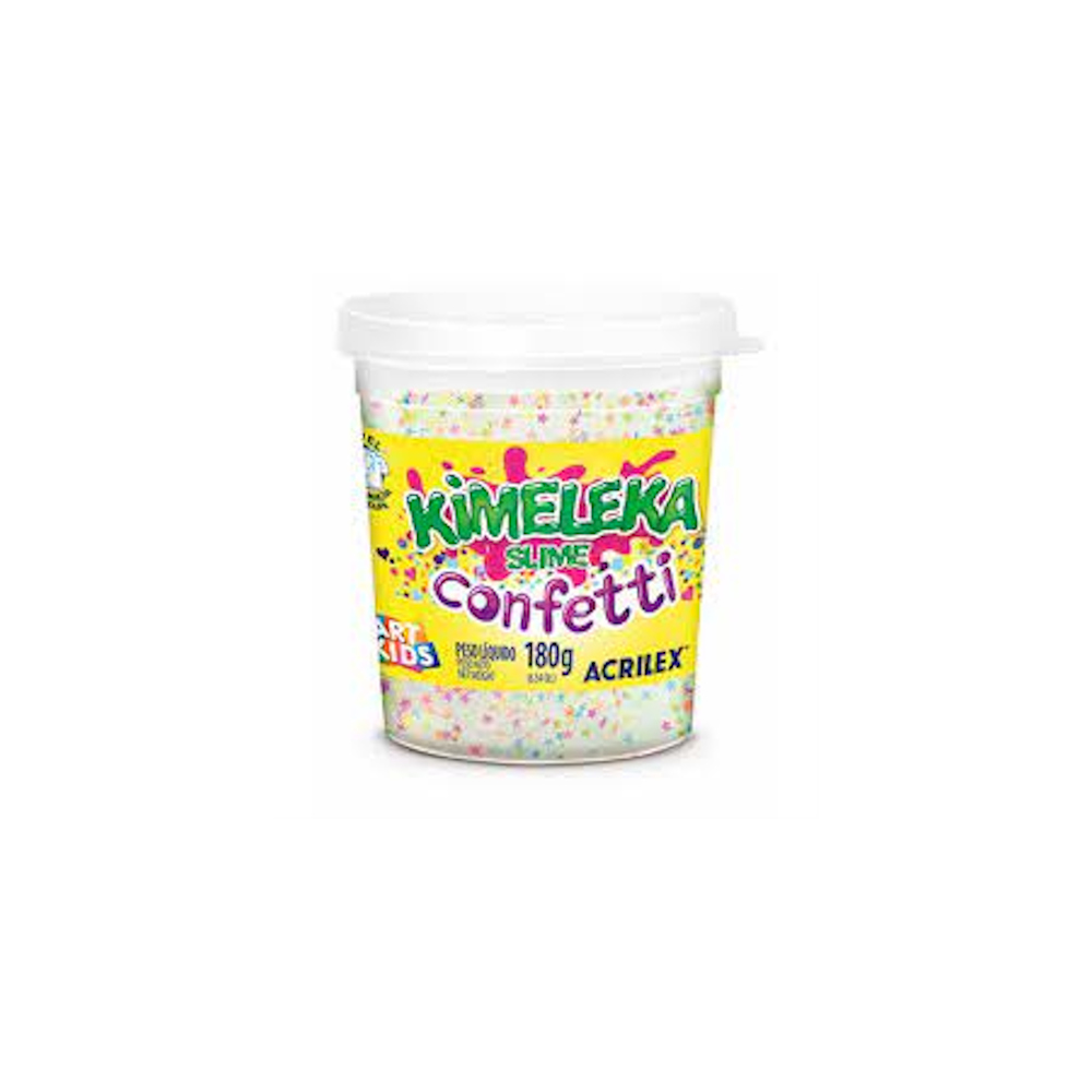 Kimeleka Slime Confetti - Cores Diversas Kimeleka Slime Confetti - Cores Diversas