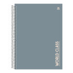 Caderno Espiral Universitário Grande Capa Dura 320 Folhas 20 Matérias World Class - Cores Sortidas