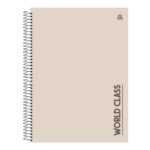 Caderno Espiral Universitário Grande Capa Dura 160 Folhas 10 Matérias World Class - Cores Sortidas Caderno Espiral Universitário Grande Capa Dura 160 Folhas 10 Matérias World Class - Cores Sortidas