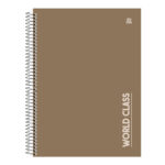 Caderno Espiral Universitário Grande Capa Dura 160 Folhas 10 Matérias World Class - Cores Sortidas Caderno Espiral Universitário Grande Capa Dura 160 Folhas 10 Matérias World Class - Cores Sortidas