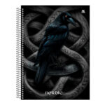Caderno Espiral Universitário Grande Capa Dura 160 Folhas 10 Matérias Nordic - Estampas Sortidas