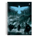 Caderno Espiral Universitário Grande Capa Dura 160 Folhas 10 Matérias Nordic - Estampas Sortidas