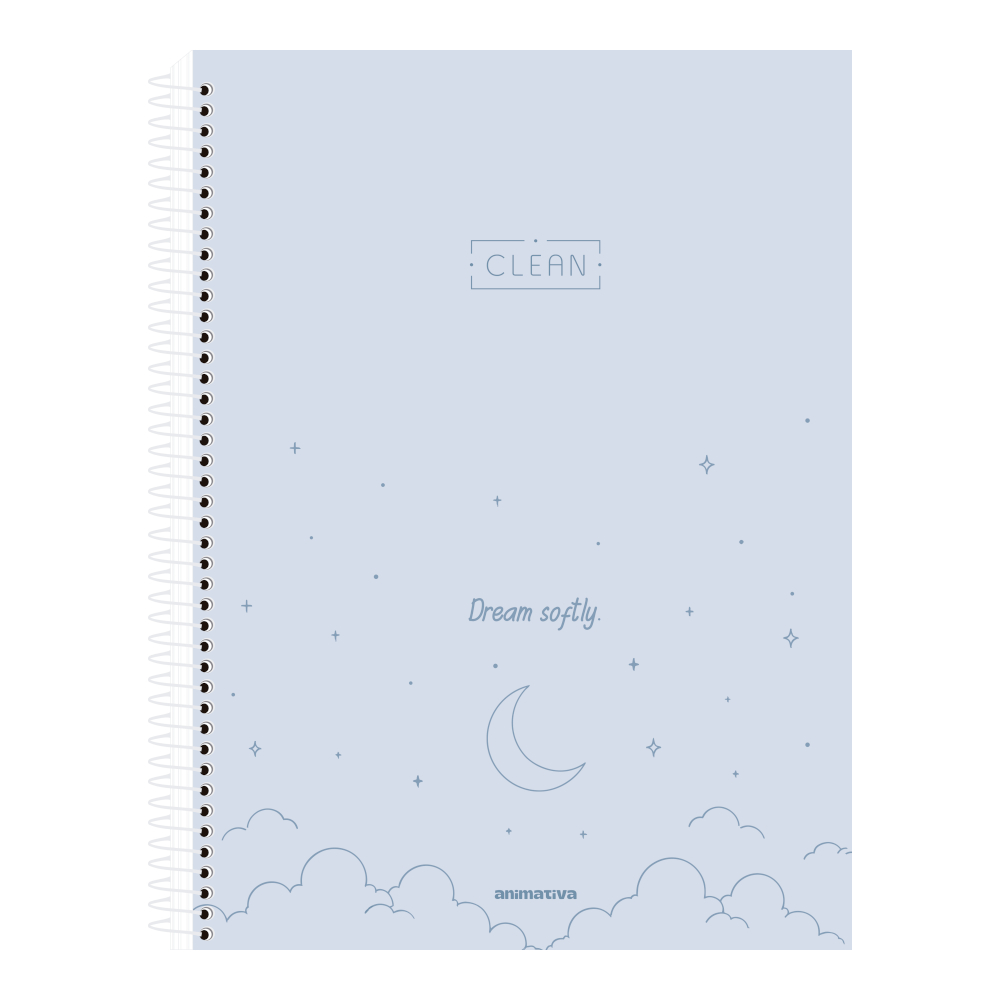 Caderno Espiral universitário Grande Capa Dura 160 Folhas 10 Matérias Clean - Estampas Sortidas Caderno Espiral universitário Grande Capa Dura 160 Folhas 10 Matérias Clean - Estampas Sortidas