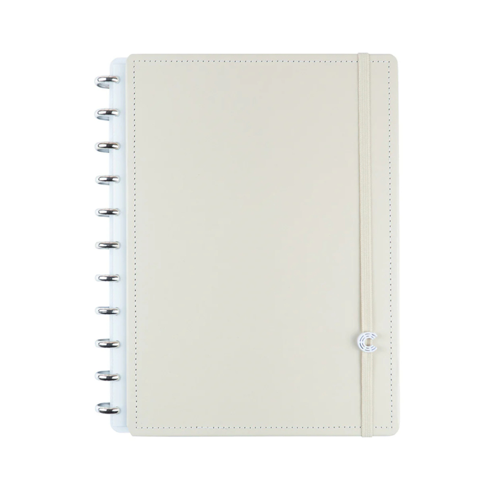 Caderno Inteligente Colegial Médio Espiral Com 80 Folhas - Latte Caderno Inteligente Colegial Médio Espiral Com 80 Folhas - Latte