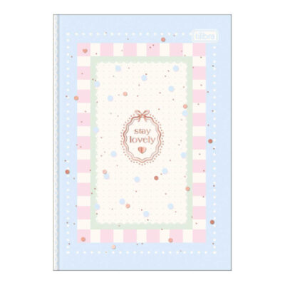 Caderno 1/4 Pequeno Brochura Costurado Sem Mola Capa Dura 80 Folhas Soho - Estampas Sortidas