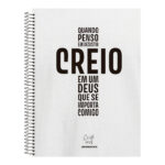 Caderno Espiral Universitário Grande Capa Dura 80 Folhas Cristo - Estampas Sortidas Caderno Espiral Universitário Grande Capa Dura 80 Folhas Cristo - Estampas Sortidas
