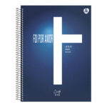 Caderno Espiral Universitário Grande Capa Dura 80 Folhas Cristo - Estampas Sortidas Caderno Espiral Universitário Grande Capa Dura 80 Folhas Cristo - Estampas Sortidas