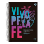 Caderno Espiral Universitário Grande Capa Dura 80 Folhas Cristo - Estampas Sortidas Caderno Espiral Universitário Grande Capa Dura 80 Folhas Cristo - Estampas Sortidas