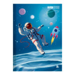 Caderno 1/4 Pequeno Brochura Costurado Sem Mola Capa Dura 80 Folhas Ursinhos Outer Space - Estampas Caderno 1/4 Pequeno Brochura Costurado Sem Mola Capa Dura 80 Folhas Ursinhos Outer Space - Estampas