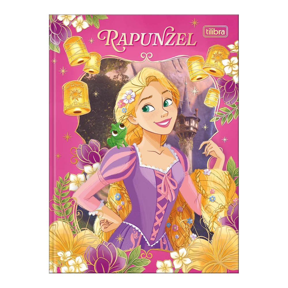 Caderno Espiral Colegial Médio Capa Dura 80 Folhas Princesa - Estampas Sortidas Caderno Espiral Colegial Médio Capa Dura 80 Folhas Princesa - Estampas Sortidas