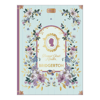 Caderno Espiral Colegial Médio Capa Dura 80 Folhas Bridgerton - Estampas Sortidas